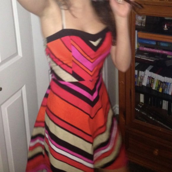 Retro Pinup chevron Dress - Picture 5 of 5